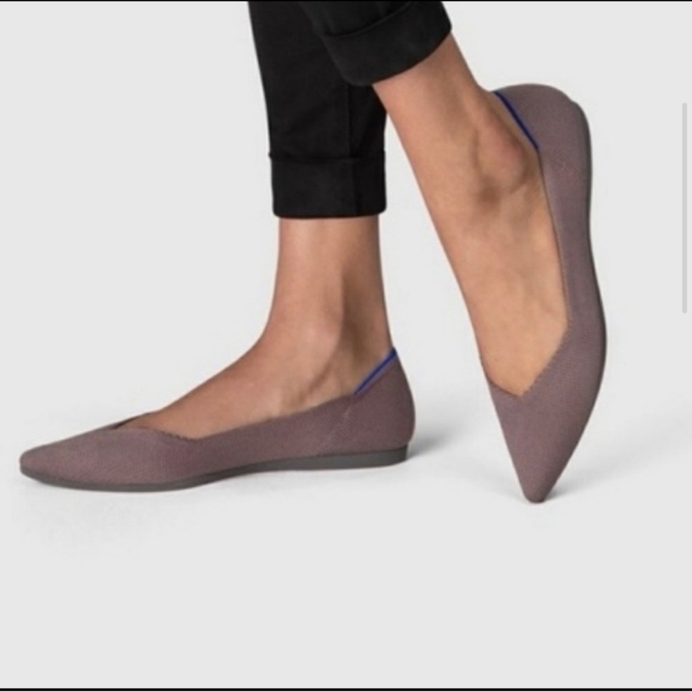 Rothy’s The Point Flat in Mink Taupe Size 10 (Retired color)